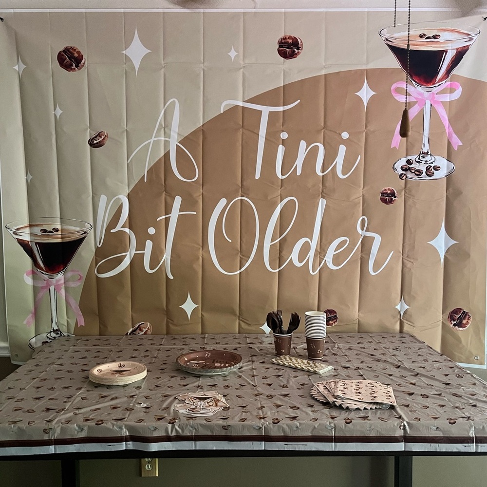 Espresso Martini Themed Party Set